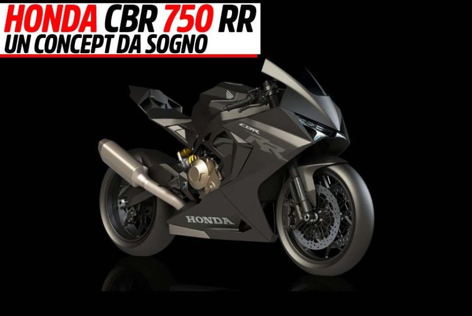 Moto News Honda CBR 750 RR Concept il ritorno delle settemmezzo e vicino GPone